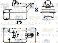 Vas expansiune lichid racire IVECO EuroTech MT HELLA 8MA 376 705-271