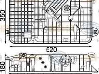 Vas expansiune lichid racire MERCEDES-BENZ ACTROS MP4 HELLA 8MA 376 923-791