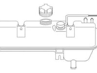 Vas expansiune lichid racire PEUGEOT BOXER caroserie 230L TOPRAN 722 291