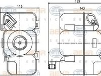 Vas expansiune VOLVO XC90 I HELLA 8MA 376 789-741