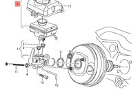 Vas lichid servofrana Audi A4 B8 2.0 TDI CAG Sedan 2009 OEM 8K0611301A