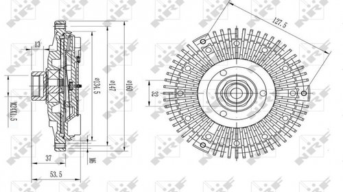 Vascocuplaj Vasco Cuplaj Radiator BMW Seria 7 E38 1994 1995 1996 1997 1998 Sedan 49581 11-601-305