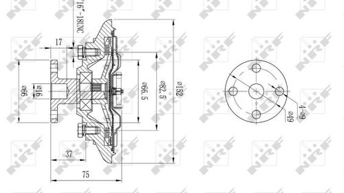 VASCOCUPLAJ VENTILATOR PENTRU JEEP CHEROKEE KJ,XJ