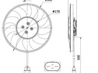 Ventilator 400w 47931 NRF pentru Audi Q7 Audi A4 Audi A5 Audi A8 Audi A7 Vw Touareg Audi Q8 Audi A6