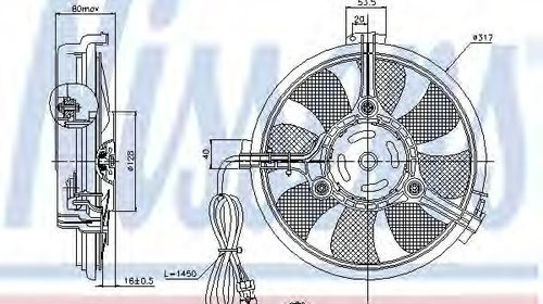 Ventilator,aer conditionat AUDI A4 Avant (8D5