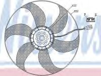 Ventilator,aer conditionat MERCEDES V-CLASS (638/2) (1996 - 2003) NISSENS 85403 piesa NOUA