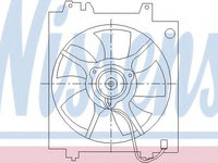 Ventilator,aer conditionat SUBARU OUTBACK (BE, BH) (1998 - 2003) NISSENS 85494 piesa NOUA