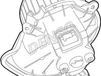 Ventilator aeroterma interior habitaclu ALFA ROMEO MITO 955 DENSO DEA01010