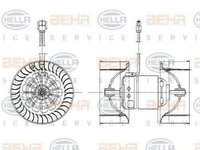 Ventilator aeroterma interior habitaclu BMW 3 E46 HELLA 8EW 009 159-201