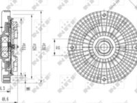 Ventilator AUDI 100 C4, A6 C4 2.2-2.5D 12.90-12.97