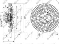 Ventilator AUDI A4 B5, A4 B6, A4 B7, A6 C5, NISSAN CABSTAR, SKODA SUPERB I, VW PASSAT B5, PASSAT B5.5 1.6-2.5D 11.94-12.13