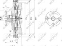 Ventilator AUDI A4 B5, A6 C5, A8 D2, SKODA SUPERB I, VW PASSAT B5, PASSAT B5.5 2.4-2.8 03.94-03.08