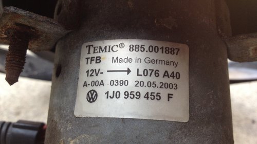 VENTILATOR Audi TT Volkswagen Golf Jetta Ibiza, Golf 4 COD 1J0959455F