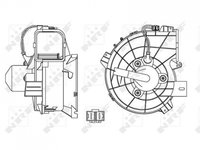 Ventilator bord Opel CORSA C (F08, F68) 2000-2009 #3 1845202