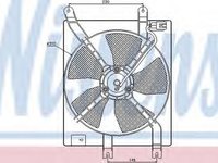 Ventilator clima DAEWOO NUBIRA limuzina KLAN NISSENS 85357