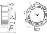 Ventilator, habitaclu (34277 NRF) TOYOTA