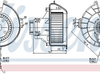 Ventilator habitaclu 87081 NISSENS pentru Opel Astra