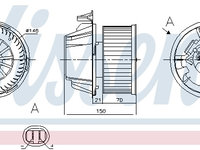 Ventilator habitaclu 87269 NISSENS pentru Dacia Logan Dacia Duster Dacia Sandero