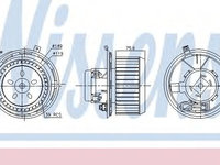 Ventilator, habitaclu ALFA ROMEO 156 (932) (1997 - 2005) NISSENS 87185 piesa NOUA