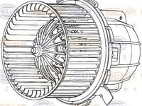 Ventilator habitaclu AUDI A5 Cabriolet (8F7) - Cod intern: W20092919 - LIVRARE DIN STOC in 24 ore!!!