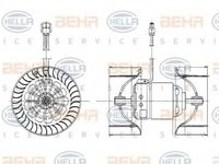 Ventilator, habitaclu BMW 3 limuzina (E46), BMW 3 cupe (E46), BMW 3 Touring (E46) - HELLA 8EW 009 159-201