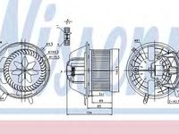 Ventilator, habitaclu BMW Seria 1 Cupe (E82) (2007 - 2013) NISSENS 87062 piesa NOUA