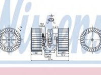 Ventilator, habitaclu BMW X5 (E53) (2000 - 2006) NISSENS 87114 piesa NOUA