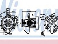 Ventilator habitaclu bord FIAT PUNTO 188 NISSENS 87131