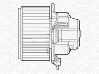 Ventilator habitaclu bord FIAT STILO Multi Wagon 192 MAGNETI MARELLI 069412509010