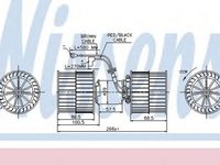 Ventilator habitaclu bord FORD ESCORT VII Cabriolet ALL NISSENS 87071