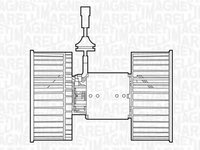 Ventilator habitaclu bord IVECO Stralis MAGNETI MARELLI 069412534010