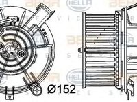 Ventilator habitaclu bord MERCEDES-BENZ E-CLASS cupe C207 HELLA 8EW 351 040-301