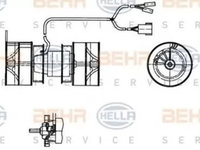 Ventilator habitaclu bord MERCEDES-BENZ VARIO caroserie inchisa combi HELLA 8EW009157741 PieseDeTop