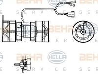 Ventilator habitaclu bord MERCEDES-BENZ VARIO caroserie inchisa combi HELLA 8EW 009 157-741 PieseDeTop