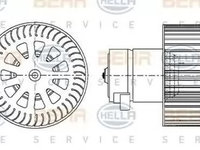 Ventilator habitaclu bord PEUGEOT 307 3A C HELLA 8EW009157161 PieseDeTop