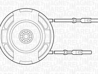 Ventilator habitaclu bord PEUGEOT 307 Break 3E MAGNETI MARELLI 069401319010