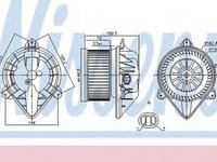 Ventilator habitaclu bord RENAULT TRAFIC II caroserie FL NISSENS 87173
