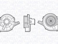 Ventilator habitaclu bord SEAT IBIZA V 6J5 6P1 MAGNETI MARELLI 069412664010