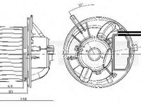 Ventilator habitaclu bord SEAT TOLEDO III 5P2 TYC 537-0005