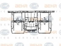 Ventilator habitaclu bord VOLVO FH 12 HELLA 8EW009160781