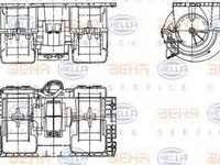 Ventilator habitaclu bord VOLVO FH 12 HELLA 8EW351336141