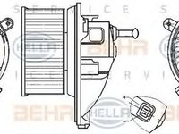 Ventilator habitaclu bord VW LT 28-35 II bus 2DB 2DE 2DK HELLA 8EW 351 304-021