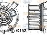 Ventilator habitaclu MERCEDES-BENZ C-CLASS (W204) - Cod intern: W20092866 - LIVRARE DIN STOC in 24 ore!!!