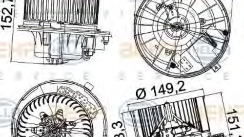 Ventilator habitaclu VOLKSWAGEN PASSAT CC (35