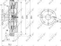 Ventilator HYUNDAI H-1, H-1/STAREX, H-1 CARGO, H-1 TRAVEL, I10 I, I30, KIA CEE'D, PICANTO, PRO CEE'D, SORENTO I 1.1D/1.6 d/2.5D 07.01-