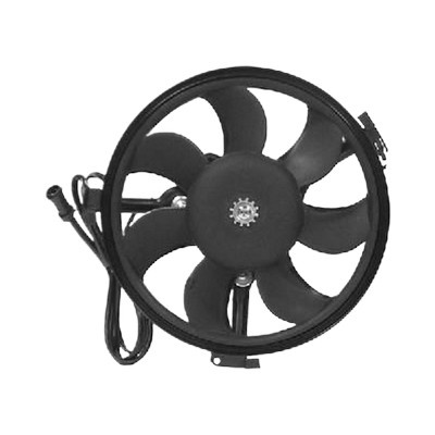Ventilator motor AUDI A4 8D2; B5 1994->2000, A6 C5 1997->2005, A8 4D2; 4D8 1994->2002 pentru 2.5 TDI, perioada 1997 1998 1999 2000 2001 2002 2003 2004 2005 PIESA NOUA pentru vehicule cu aer conditionat diametru mm 280, numar pini 2, putere W 300,