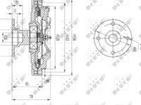 Ventilator NISSAN PATROL GR V, PICK UP 2.5D/2.8D 06.97-12.10