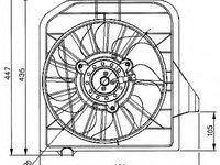 Ventilator radiator 47032 NRF