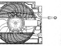 Ventilator radiator 47211 NRF pentru Bmw Seria 5