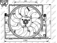 Ventilator radiator 47735 NRF pentru Bmw Seria 1 Bmw Seria 3 Bmw Seria 4 Bmw Seria 2